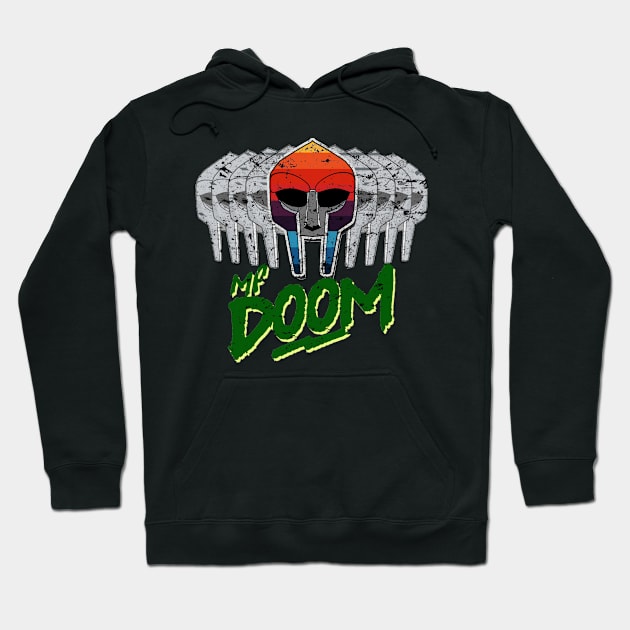 Retro Mf Doom Hoodie by sticker happy